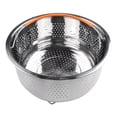 thumbnail image 4 of Steamer Insert Steamer Pot Stainless Steel Basket Rice Steamer Pressure Cooker, 4 of 10