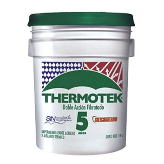 Impermeabilizante Thermotek 5 Años Rojo Fiber Max 5 101237