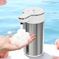 thumbnail image 4 of Automatic Motion Activated Soap Dispenser With Adjustable Output 304 Stainless Steel Hands complimentary Liquid Soap Dispenser For Bathroom Kitchen IPX5 Waterproof Rechargeable, 4 of 8