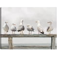 thumbnail image 1 of Cuadro Decorativo - reunión de gaviotas Jr  Impresión en canvas, estrechado, 1 of 2