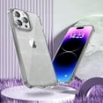 thumbnail image 2 of Compatible with iPhone 15 Pro Bling Case Colorful Gradient Glitter Shiny Sparkle Case for Women Girls Anti-Scratch Soft Silicone Shockproof Protective Not Yellowing Clear Phone Cover,Grey, 2 of 14