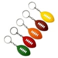 thumbnail image 1 of 5-Pack Soccer Keychain Set with Baseball Keychains, Soccer Bracelets, Rugby Ball Keychains, and Soccer Stickers, 1 of 5