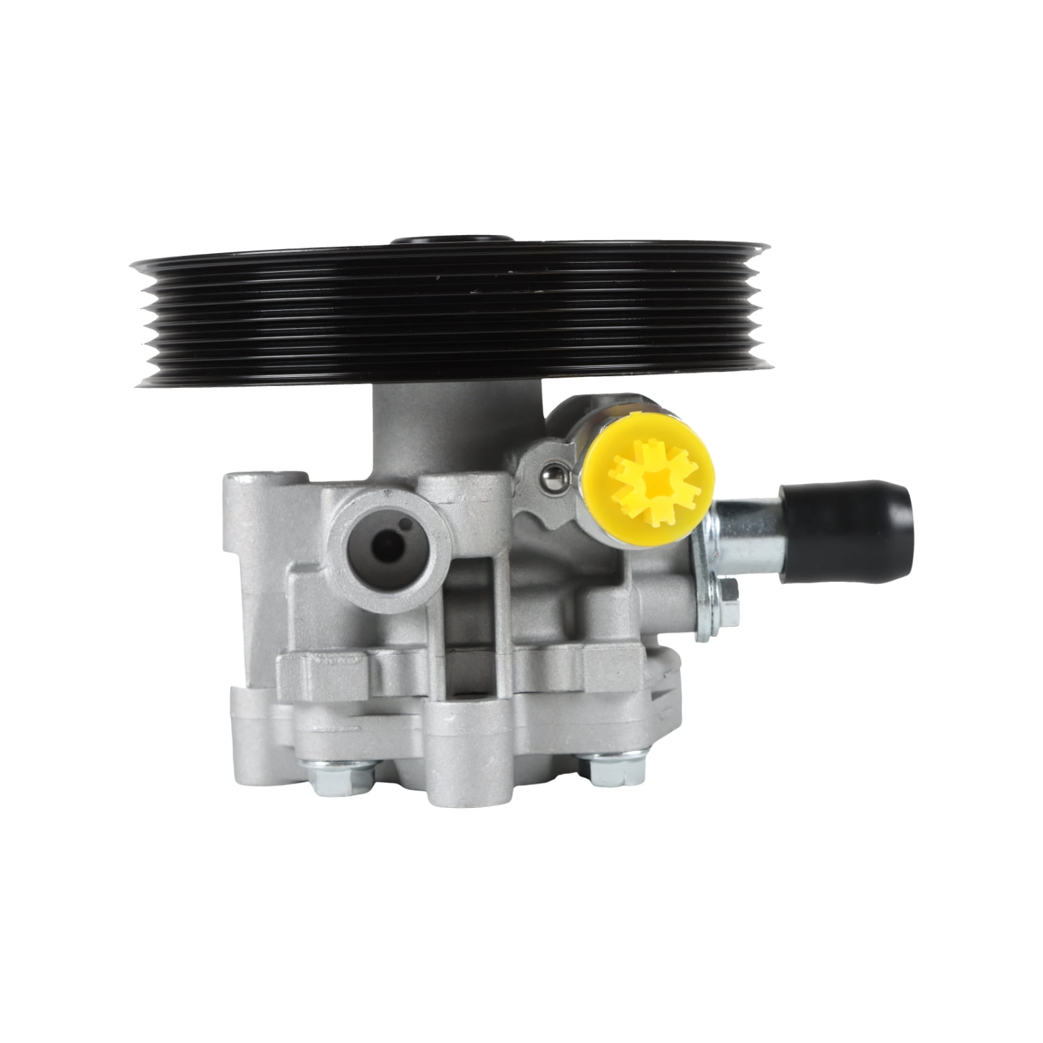 PANGOLIN Power Steering Pump with Pulley 20-2401 Compatible with 2007-2012 Dodge Caliber, 2007-2017 Jeep Compass, 2007-2017 Jeep Patriot Power Assist Steering Pump Replacement Part