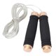thumbnail image 1 of Cuerda para saltar deportiva para niños y adultos, cuerda para saltar portátil para gimnasio, Fitness, alambre de acero (negro), 1 of 8