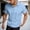 Sky Blue, variant on Men's Polo T Shirts Short Sleeve Quarter Button Up Tee Shirt Loose Fit White Mens Golf Shirts