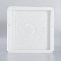 Reusable Plastic Cement Mold for Pavement, Square Concrete Stone Molds, Antique Brick Stepping Stone Paver for Garden and Patio