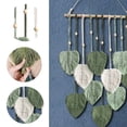 thumbnail image 2 of Wall Hanging Boho Decor, Handmade Yarn Woven Art Leaf Tapestry for Nursery Bedroom Living Room, 2 of 4