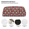 thumbnail image 4 of Uemuo Skull and Roses Printed Leather Pencil Case, Pencil Pouch, Portable Pencil Bag, Pen Case for& Office, 4 of 7