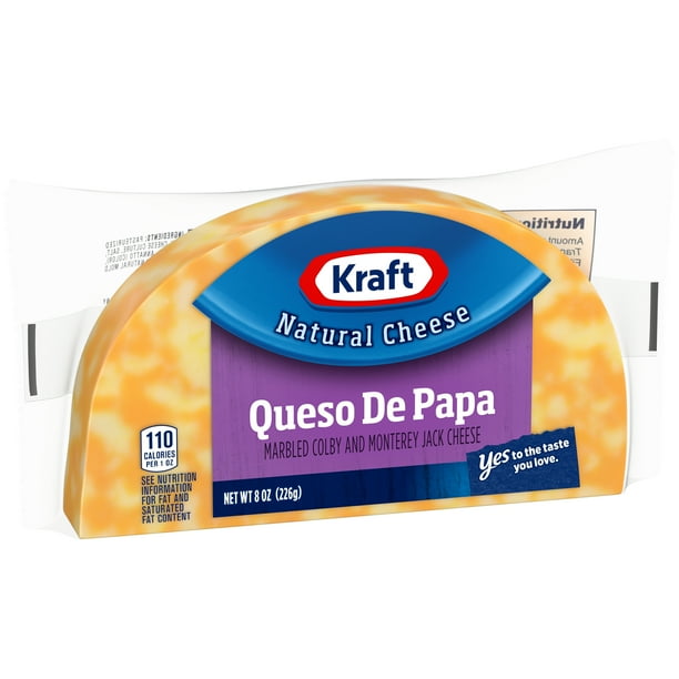 Kraft Queso De Papa Cheese Block, 8 oz Wrapper