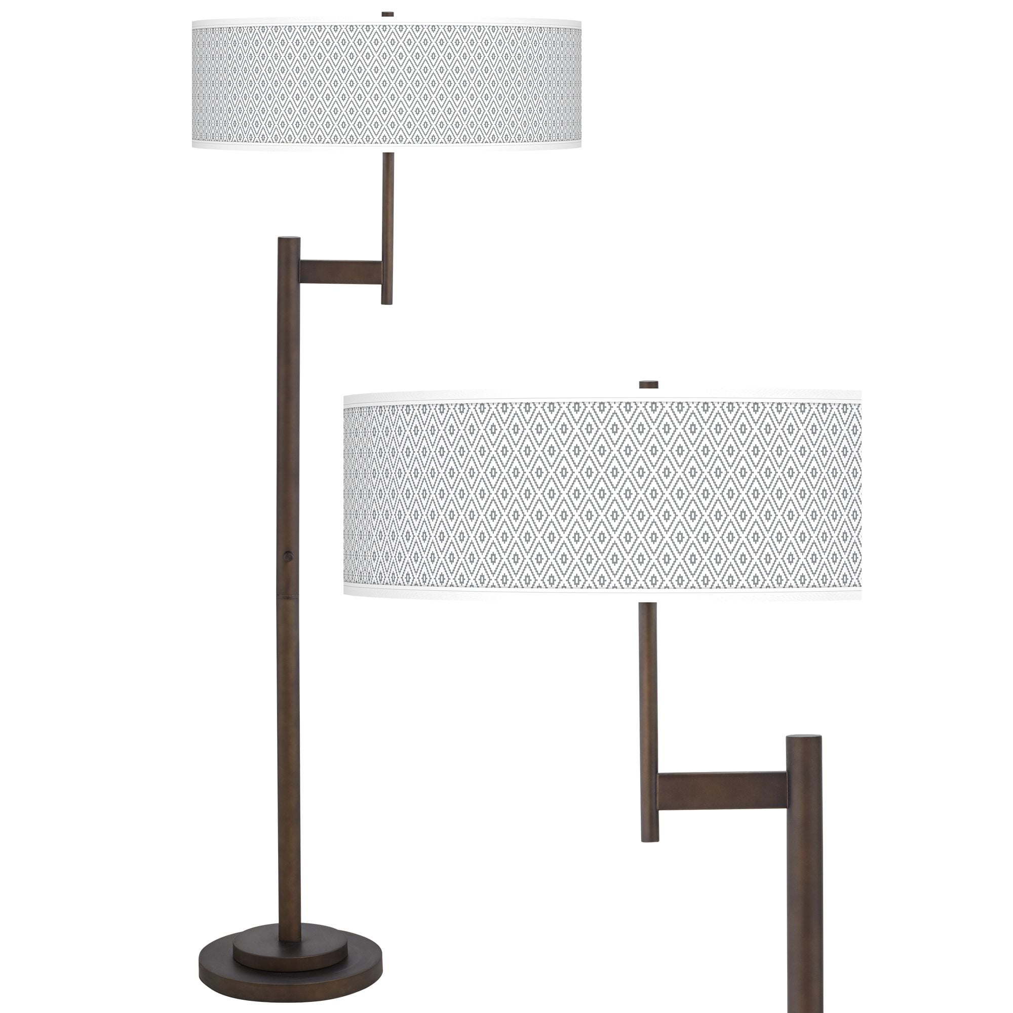 Giclee Glow Diamonds Parker Light Blaster Floor Lamp