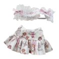 thumbnail image 1 of Accesorio de disfraz de ropa de figura de felpa, disfraces de moda, traje de vestido de muñeca y accesorios para el cabello, para 6,69 pulgadas y 5,91 Rosa, 1 of 8