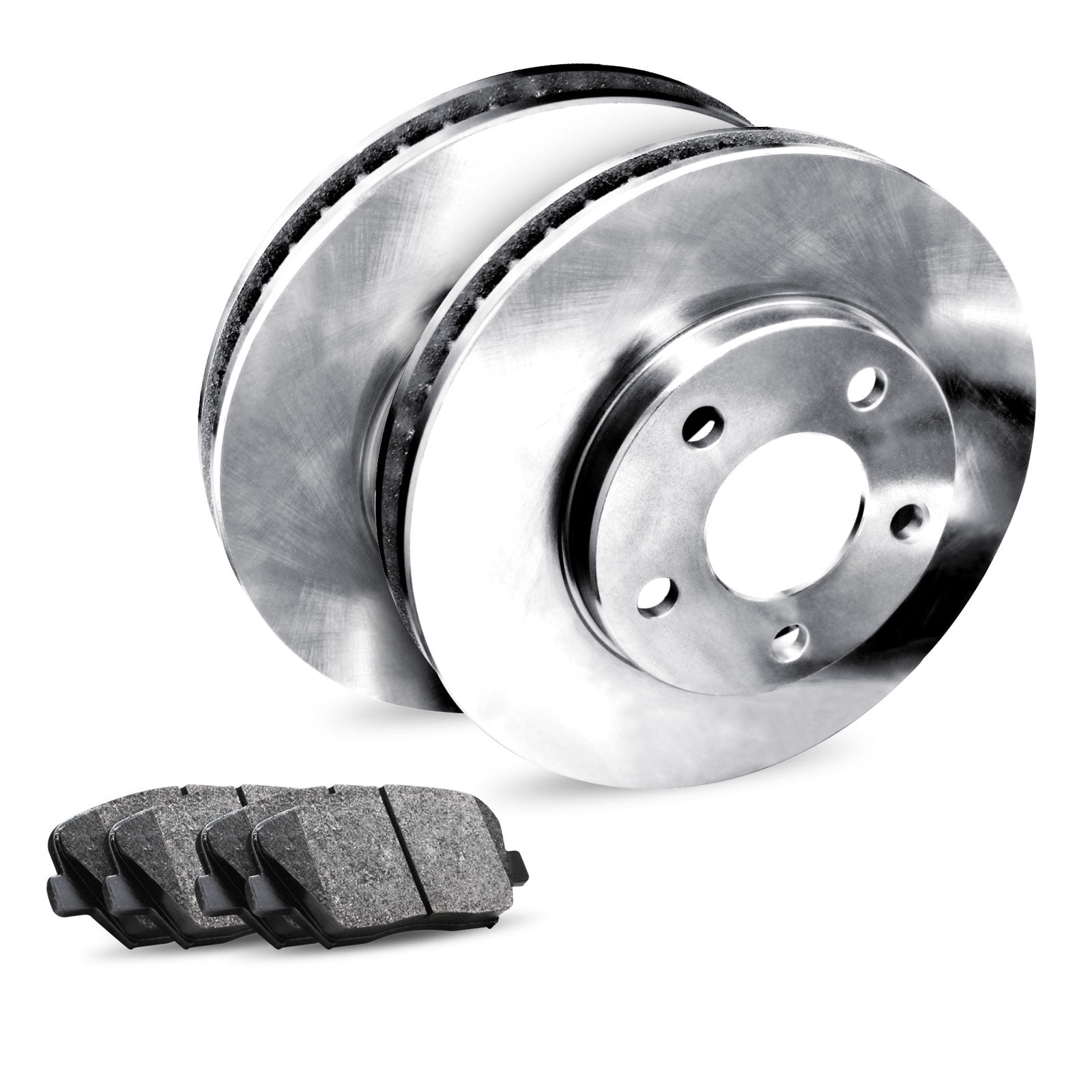 R1 Concepts Rear Brakes and Rotors Kit Rear Brake Pads Brake Rotors