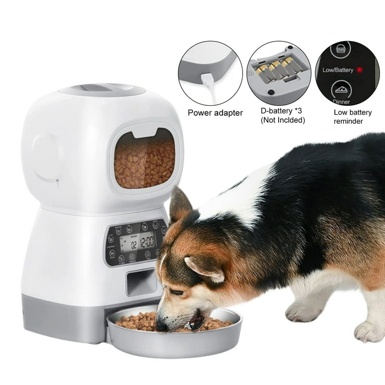 Automatic Dog Feeder Timing Smart Control Multifunctional