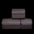 thumbnail image 1 of Portable Car Storage Bag Stowing Tidying Pu Leather Auto Trunk Box Organizer, 1 of 5