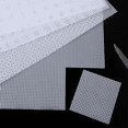 thumbnail image 3 of Plastic Mesh for Embroidery Plastic Canvas White Mesh for Acrylic Yarn Handmade Knitting Crochet Project Making, 3 of 6