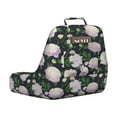 thumbnail image 2 of Peonies Reading Pillow Cover, Vintage Style Blooming Spring Flowers Pattern, Unstuffed Printed Bed Rest Case from Soft Fabric, XL Size, Dark Grey Green, by Ambesonne, 2 of 4