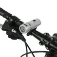thumbnail image 1 of Waterproof 5 LEDs, Front Headlight Rear  Light Bike Bicycle Set AccessorySilver, 1 of 8