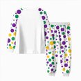 thumbnail image 4 of KPOPLK Toddler Baby Girl Clothes Fall Winter Carnival Sweatsuit Newborn Sweatshirt Sweat Pant Sets Outfits Infant Girls Clothing(5-6 Years,), 4 of 7