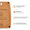 thumbnail image 3 of Hansmart 2 Pack Composite Cutting Boards , with Handles & Juice Grooves, Dishwasher Safe, M + L, Mom, 3 of 7