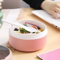 thumbnail image 6 of Ramen Bowl with Lid, Microwave Bowl Set with Lids and Spork, Soup Mug with Lid, Noodles Bowl for Instant Noodles,Oatmeal,Salad,Soup,Cereal, Home,Office, Dorm Daily Use,5.71x3.27inch, 6 of 6