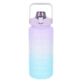 thumbnail image 1 of Botella de agua con degradado de color, portátil, con asa, 1 of 5