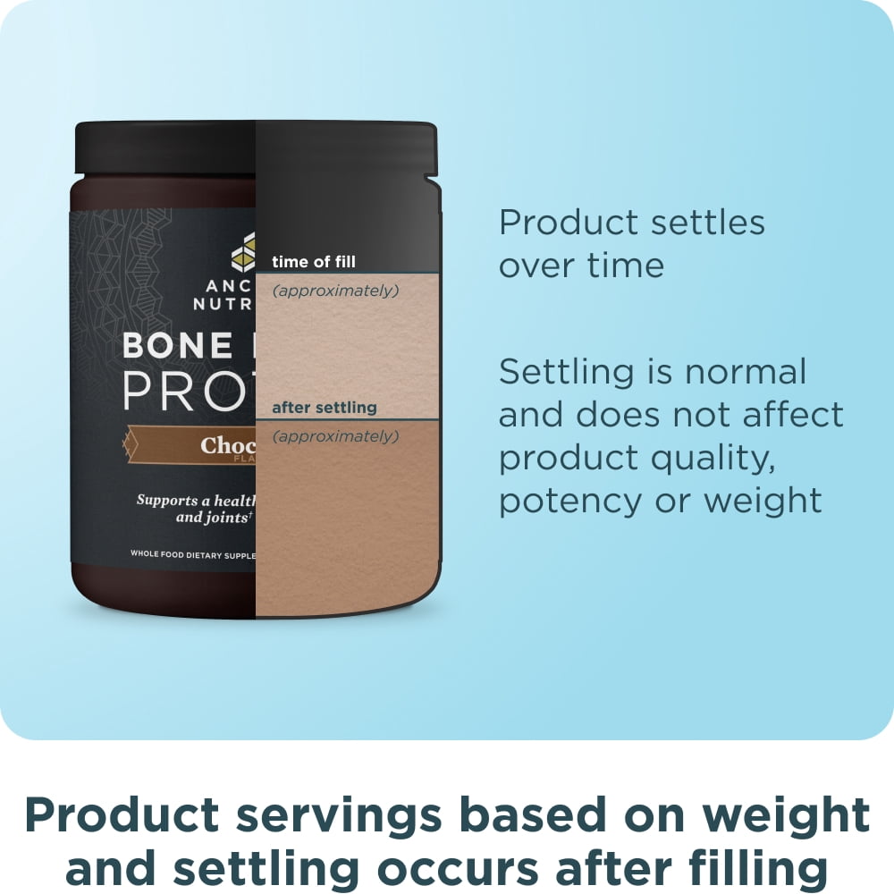 Ancient Nutrition Grass Fed, Bone Broth Protein Powder, 20g Protein, Hydrolyzed Collagen Peptides, Keto & Paleo Friendly, Supports Joint, Gut Health, Chocolate, 15 Servings