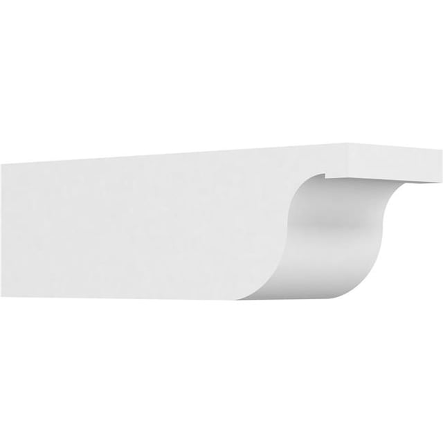 Ekena Millwork RFTP06X06X20DEL 6 x 6 x 20 in. Standard Del Monte Architectural Grade PVC Rafter Tail