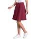 thumbnail image 4 of FALDA DE JEAN DENIM A-LINE CON CINTURA ALTA PARA MUJERES CHIC INSPIRE XS ROJO OSCURO, 4 of 6