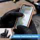 thumbnail image 4 of Guantes de moto Cierto con pantalla táctil, nudillos duros, unisex, 4 of 7