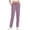 Grey Purple, variant on Womens Pants Stretch Knit Casual Lounge Pants Drawstring Athletic Work Pants with Pockets