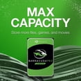 thumbnail image 3 of Seagate BarraCuda Pro 12TB Internal Hard Drive Performance HDD – 3.5 Inch SATA 6 Gb/s 7200 RPM 256MB Cache for Computer Desktop PC Laptop, Data Recovery – Frustration Free Packaging (ST12000DM0007), 3 of 7