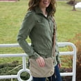 thumbnail image 3 of Pavilion Gift Company - Olive - 9" x 6.5" Canvas Shoulder Bag, 3 of 9