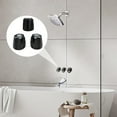 thumbnail image 4 of Set of 3 Shower Knob Replacement Metal Bathtub Knobs Replacement Compatible with Bathtub Shower Faucet Handle Remodel Trim Kit Include Hot Cold and Diverter,Matte Black 3Set, 4 of 8