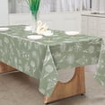 thumbnail image 2 of Green Plants Tablecloth 60x102 Inch Rectangle Sage Wildflowers Table Cloth Washable Floral Herbs Table Cover for Seasonal Spring Summer Home Kitchen Picnic Decoration Supplies, 2 of 6