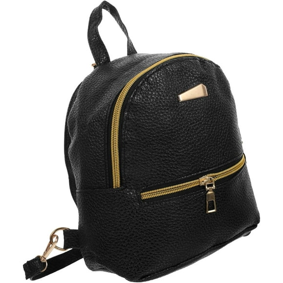 HUGFEGWE 2pcs Simple Backpack Wallet Daypack Mini Backpack Purse Pu Leather Book Bag Mini Leather Backpack Mini School Bag Backpack for Women Girls Purse Shopping Shoulder Bag Casual CA919-114229