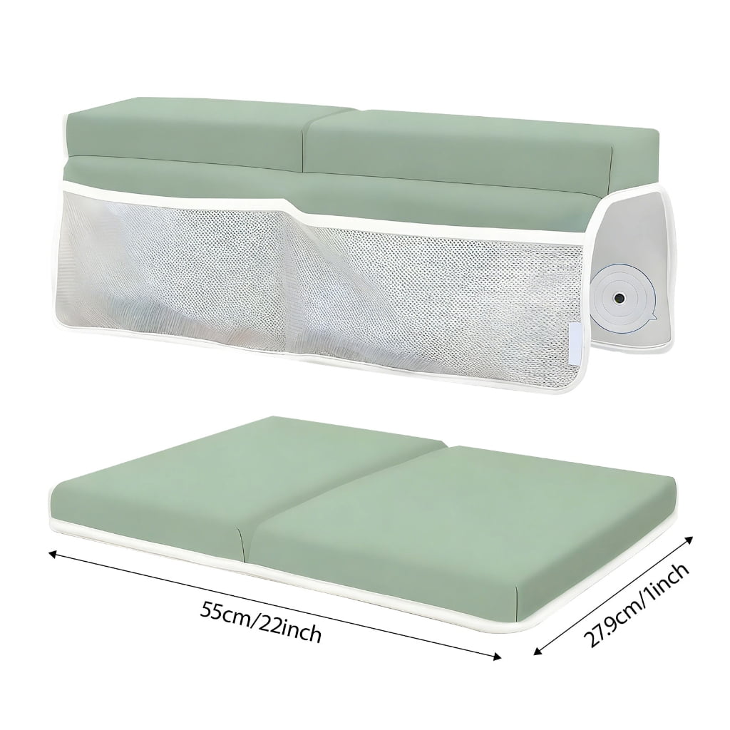 Bath Kneeling Pad Set Highlighting Memory Spume for Knee and Elbow Light second Storage Pouches and Not Slip Plan E