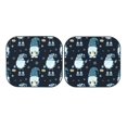 thumbnail image 7 of Disketp 2 Piece Gnome And Snowflakes Pattern Windshield Sunshades,Folding Windshield Sun Shade For Car Suv Trucks Sedan,Blocks Uv Rays Sun Visor Protector-Medium, 7 of 7