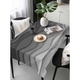 thumbnail image 6 of Black Ombre Stripes Table Cloth, Modern Abstract Sea Waves Spray Art Waterproof Tablecloth for Rectangle Tables, Reusable Washable Fabric Table Cover for Restaurant Kitchen Dining Tables 60"x120", 6 of 6