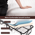 thumbnail image 6 of NBTiger Folding Bed with Mattress Included Memory Foam, Twin Size 75" x 38" Portable Rollaway Bed for Adults, Extra Folded Guest Bed with Super Smooth Surface, 6 of 8
