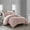 Blush, variant on Aurel 3 or 2 Piece Duvet Cover Set Herringbone Pattern