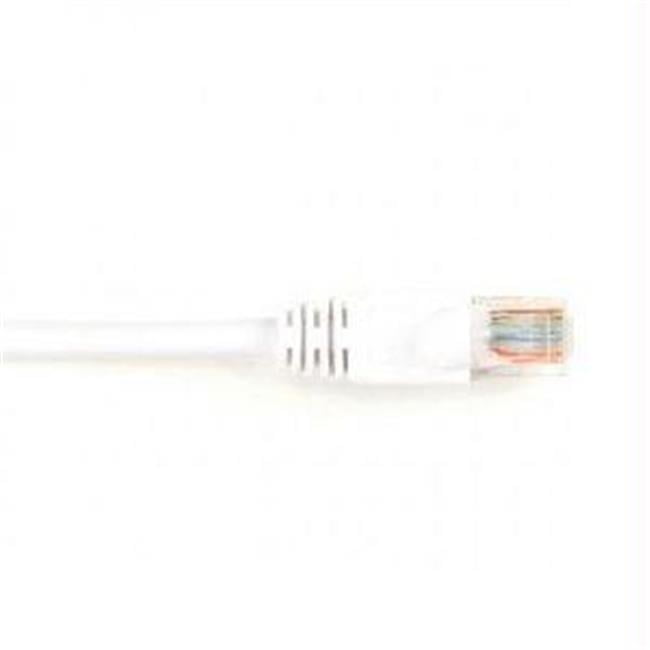5ft CAT6 White Molded Snagless Patch Cable Value Line Black Box Corporation CAT6PC-005-WH
