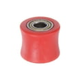 thumbnail image 1 of Unique Bargains 10mm Chain Roller Pulley Tensioner Wheel Guide Concave Type for Bike Sliding Door Red, 1 of 6