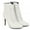 White, variant on asdoklhq Clearance Women Shoes Under $10,Women Retro Flat Bottom Shoes Casual Boots Plus Size Slip On Double Zipper Shoes