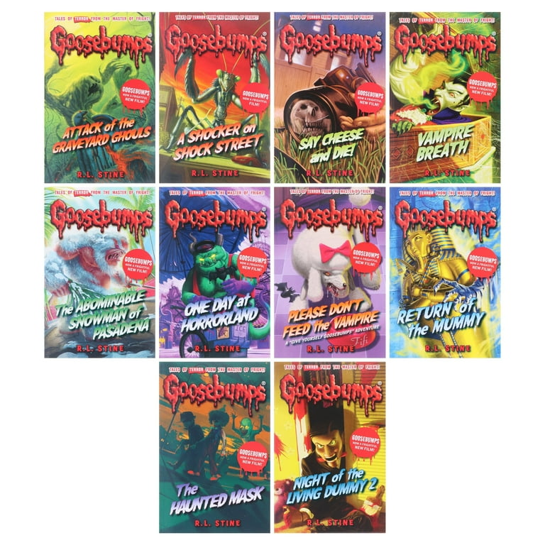 Scholastic, Goosebumps 10 Books Set Collection, Paperback, Classic