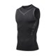 thumbnail image 1 of Guardurnaity Camisetas de compresión de pecho para hombres, adelgazantes y de ajuste cómodo, camiseta de compresión para fitness Camisetas negro l, 1 of 6