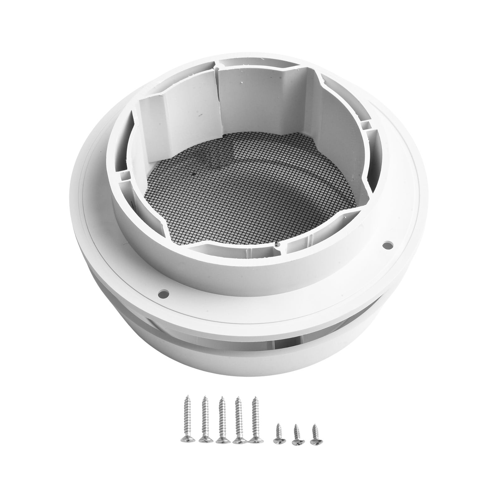CENL 1PC RV Roof Exhaust Outlet Vent Cap With Mesh Screen RV Plumbing Vent Cover Rainproof Mushroom Head Shape Vent