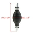 thumbnail image 2 of 12mm Black Rubber Gas Petrol Fuel Line Pump Hand Primer Bulb for Car Boat, 2 of 4