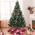 thumbnail image 7 of Rateoe Cute Dog Print Christmas Tree Skirt 30" for Xmas Holiday New Year Party Circle Tree Mat Ornaments Decoration, 7 of 7