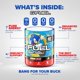 thumbnail image 3 of G Fuel Sonic Energy Powder, Sugar Free, Clean Caffeine Focus Supplement, Water Mix, Peach Ring Candy Flavor, Focus Amino, Vitamin + Antioxidants Blend - 9.8 oz (40 Servings), 3 of 5