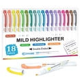 thumbnail image 2 of Shuttle Art Highlighters, 18 Colors Pastel Highlighter Pens Assorted Colors, Dual Tip Mild Color Highlighter Markers, Perfect For Teens, Kids And Adults Coloring, Underlining, Highlighting, 2 of 4